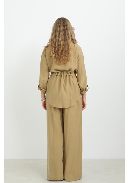 Kadın Kemer Detaylı Modern Kesim Takım -32376TKS fırsatları