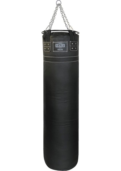 Proline Steel Salon Tipi Profesyonel Çemberli Boks Torbası 135 x 35 Siyah