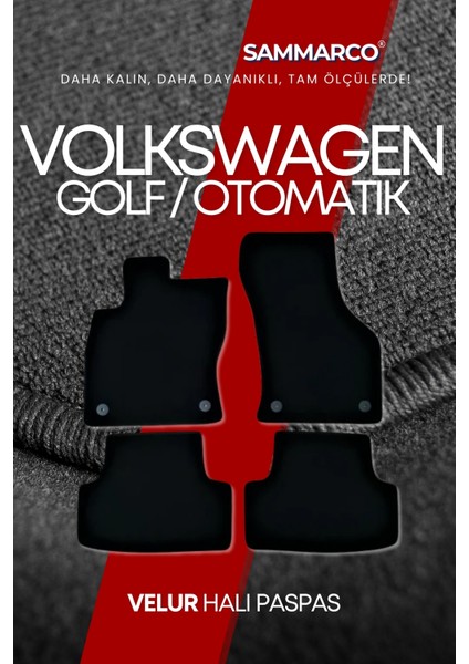 Volkswagen Golf 8 Otomatik 2023 Halı Paspas Velur Paspas Kumaş Paspas Oto Paspas modelleri