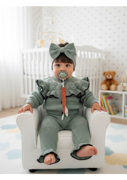 Triko Örme Kazak ve Pantolon Takım