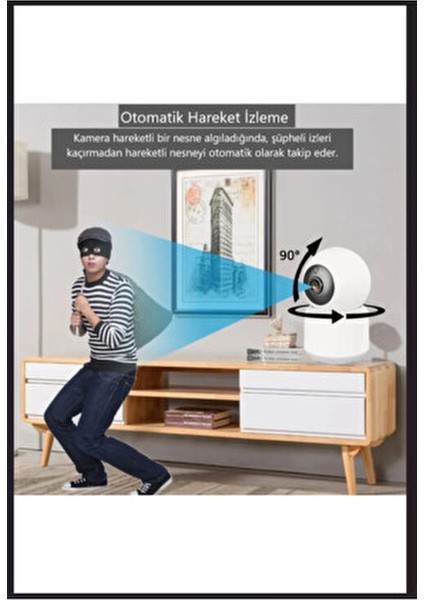 CT-4050 360 Derece Dönebilen Akıllı Ip Kamera(Full HD-1080P)