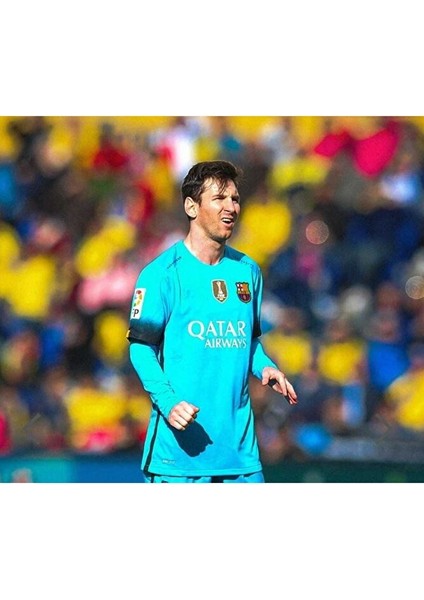 F.c B.a.r.c.e.l.o.n.a Lionel Messi 2015/16 Sezonu Özel Nostalji Forması (Turkuaz)