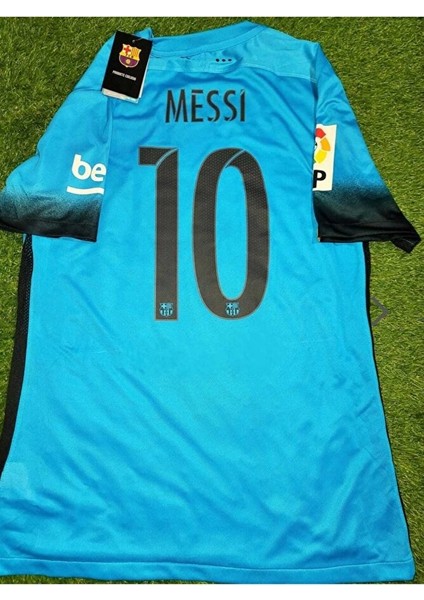F.c B.a.r.c.e.l.o.n.a Lionel Messi 2015/16 Sezonu Özel Nostalji Forması (Turkuaz) fiyatları