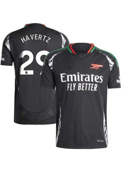 A.r.s.e.n.a.l 2024/25 Yeni Sezon Kai Havertz Deplasman Forması (Black) modelleri