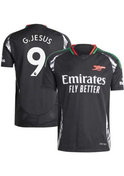 A.r.s.e.n.a.l 2024/25 Yeni Sezon G.jesus Deplasman Forması (Black) fiyatları
