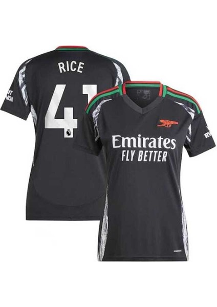 A.r.s.e.n.a.l 2024/25 Yeni Sezon Declan Rice Deplasman Forması (Black)