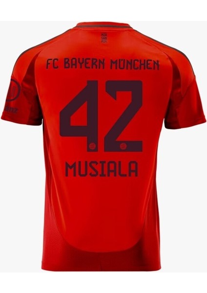 B.a.y.e.r.n/m.ü.n.i.h 2024/25 Yeni Sezon Jamal Musiala Iç Saha Forması (Red)