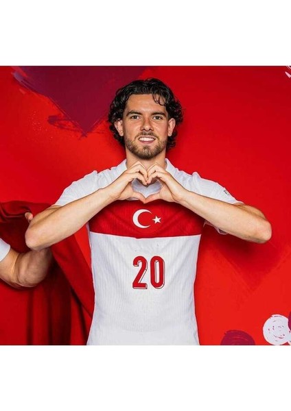 Türkiye Milli Takımı Euro 2024 F.e.r.d.i K.a.d.ı.o.ğ.l.u Forması (Beyaz)