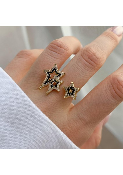 Çelik Yıldız Yüzük