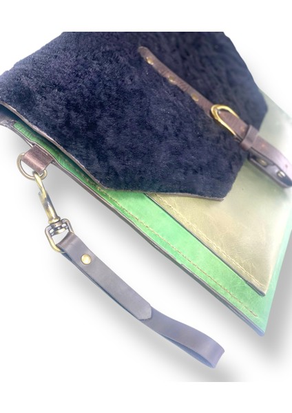 Fury Green Deri Evrak Çantası fiyatları