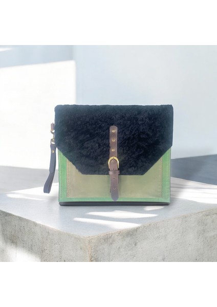 Fury Green Deri Evrak Çantası modelleri