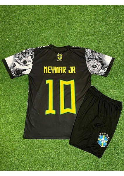 Brezilya Neymar Jr Özel Konsept Çocuk Forması (Gri) modelleri
