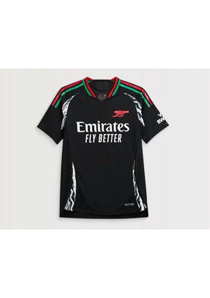 A.r.s.e.n.a.l 2024/25 Yeni Sezon Gabriel Martinelli Deplasman Forması (Black)
