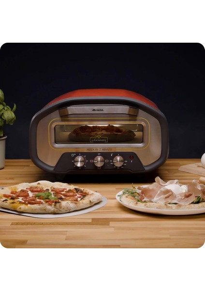 3901 Da Gennaro Pizza Fırını | 2200W, 430°C, 2 Dakikada Pişirme, Şamot Taşlı Elektrikli Pizza Fırını – Kırmızı fırsatları