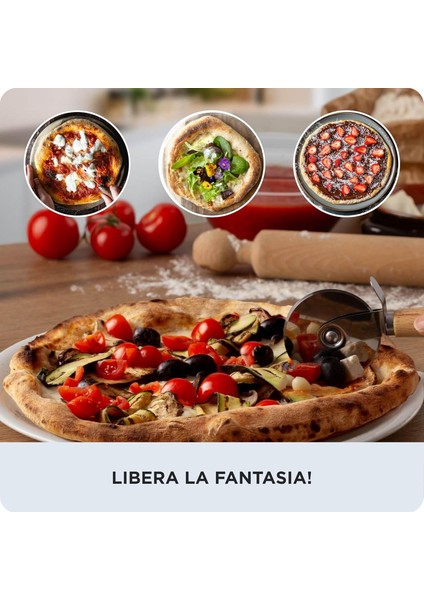 3901 Da Gennaro Pizza Fırını | 2200W, 430°C, 2 Dakikada Pişirme, Şamot Taşlı Elektrikli Pizza Fırını – Kırmızı indirimleri