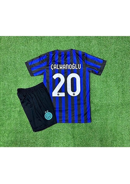 Inter 2024/25 Yeni Hakan Çalhanoğlu Iç Saha Çocuk Forması