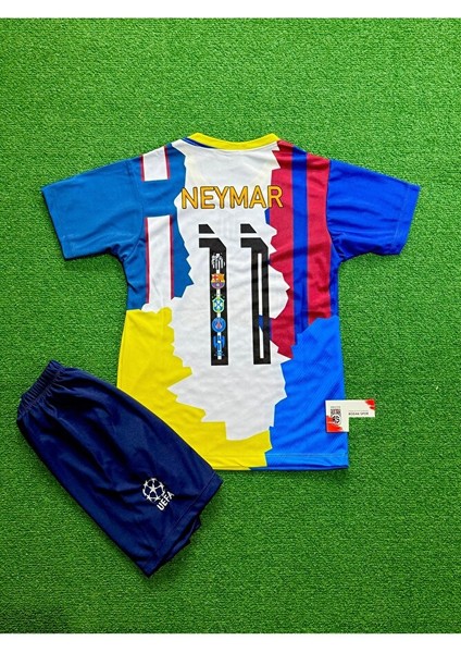 Neymar.11 Özel Tasarım Şortlu Çocuk Tişört