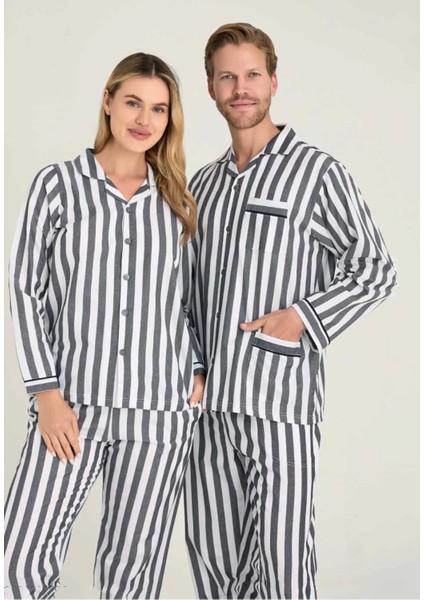 Freshness 4007 Kadın Uzun Kol Çizgili Gaffuriye Pijama Takımı fiyatları