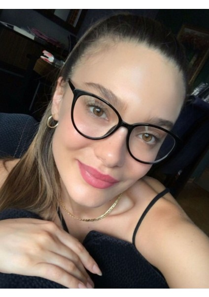 Tana Siyah Mavi Işık Filitreli Ekran Gözlüğü Camları Değişebilir