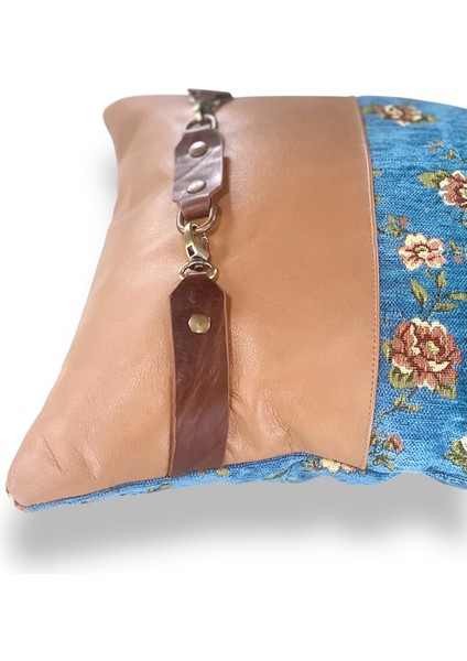 Chance V Deri Kemerli El Dikimi Kırlent modelleri