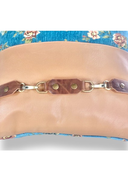 Chance V Deri Kemerli El Dikimi Kırlent