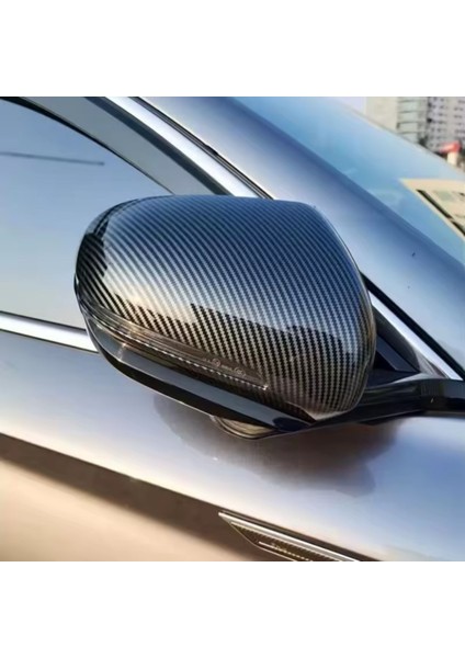 Byd Seal U Karbon Fiber Görünüm Yan Dikiz Ayna Kapakları 2'li Set Abs