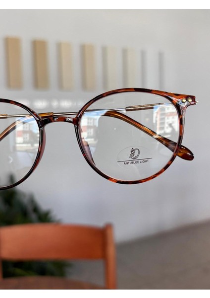 Thin Cat Eye Hafif Metal Saplı Mavi Işık Korumalı Gözlük |52 Ekartman |optik Uyumlu |hafif Gözlük