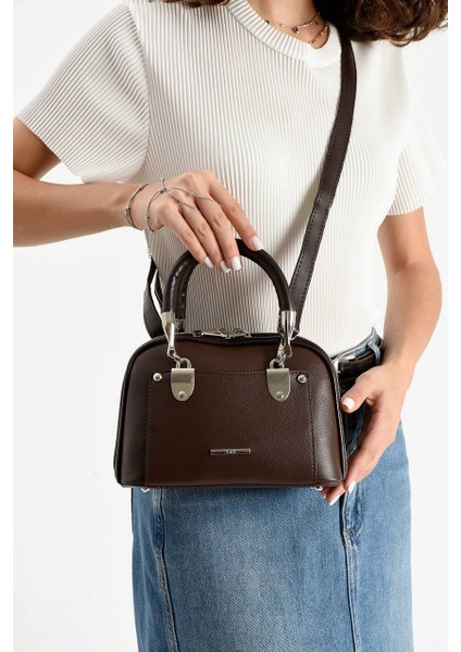 ,çok Gözlü,fitil Detaylı , Kahve El ve Çapraz Kadın Çantası fırsatları