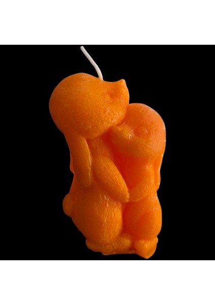 Dekoratif 2li Sincap Modeli Kokulu Mum modelleri