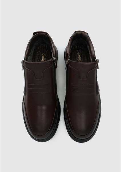 Kahve Deri Erkek Bot indirimleri