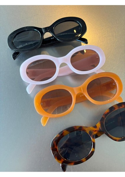 Lunat C Aksesuarlı Güneş Gözlüğü Kemik Trend Gözlük