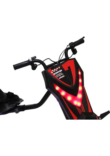 Coolwhell Elektrikli Drift – 36V Motor, 3 Hız Kademesi, Bluetooth ve Işıklı Tasarımlı