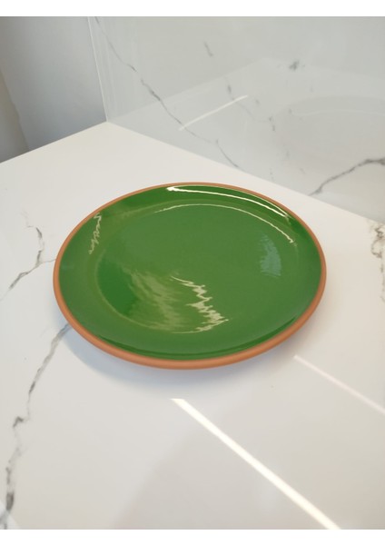 Toprak Yeşil(1) Renk Sunumluk Pasta Kahvaltı Servis Tabağı fiyatları