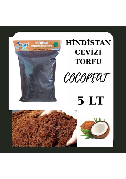 Cocopeat - Hindistancevizi Torfu 5 Litre
