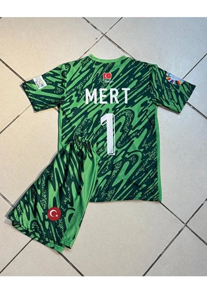 Türkiye Euro 2024 Mert Günok Çocuk Kaleci Forması 4'lü Set modelleri