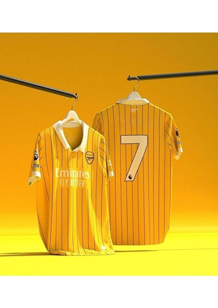 A.r.s.e.n.a.l 2024/25 Sezonu Bukayo Saka Özel Konsept Forması (Yellow) fiyatları