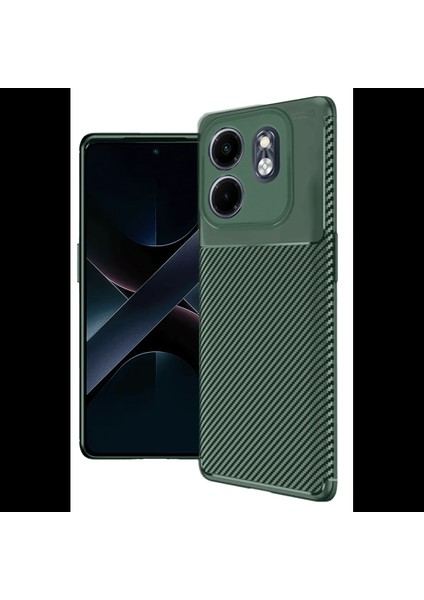 Infinix Smart 9 Kılıf Auto Focus Karbon Kapak