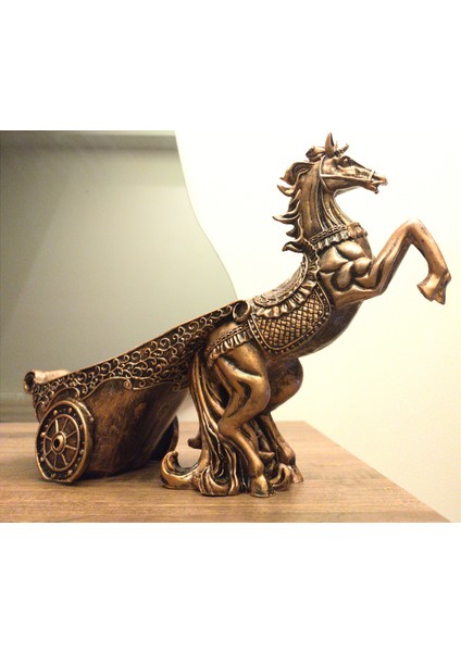 At Şaraplık Biblo 38 cm Dev Boy Ev Dekor Hediyelik Eşya fırsatları