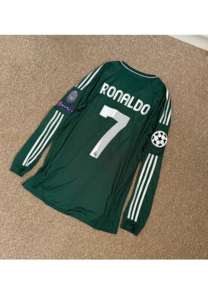 R.e.a.l.m.a.d.r.i.d Cristiano Ronaldo 2012/13 Sezonu Uzun Kol Deplasman Forması (Green) modelleri