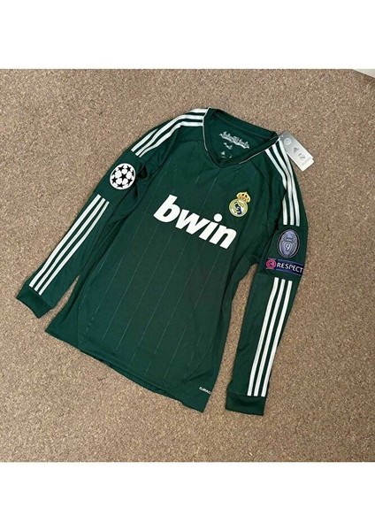 R.e.a.l.m.a.d.r.i.d Cristiano Ronaldo 2012/13 Sezonu Uzun Kol Deplasman Forması (Green) fırsatları