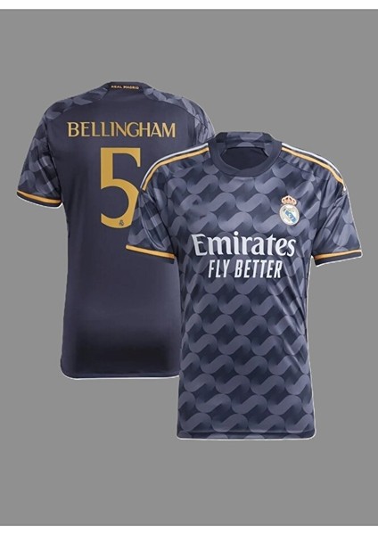J'ude B'ellingham 2023-24 Sezonu R.madrid Deplasman Yetişkin Forması (Third)9