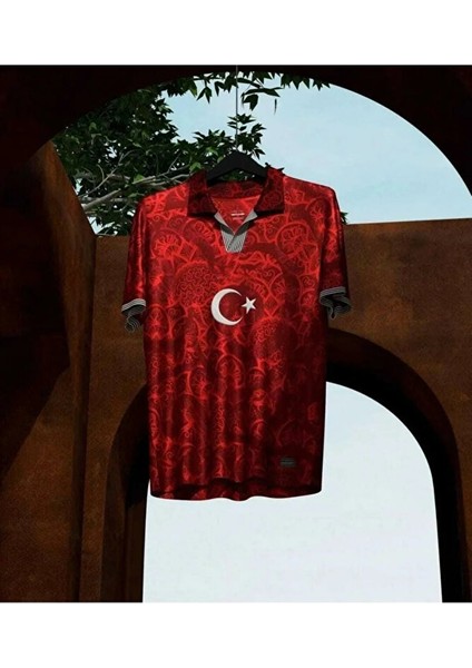 Türkiye Milli Takım Özel Tasarımlı Şık Kısa Kollu Yetişkin Forması