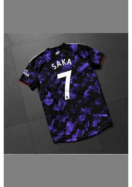 Bukayo Saka Arsenal 2023-24 Sezonu Isimsiz Özel Konsept Forması