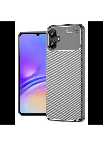 Samsung Galaxy A06 Kılıf Auto Focus Karbon Kapak
