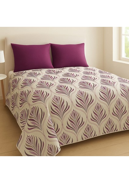 Yatak Örtüsü Çift Kişilik Pike Yastık Kılıflı Hediyeli