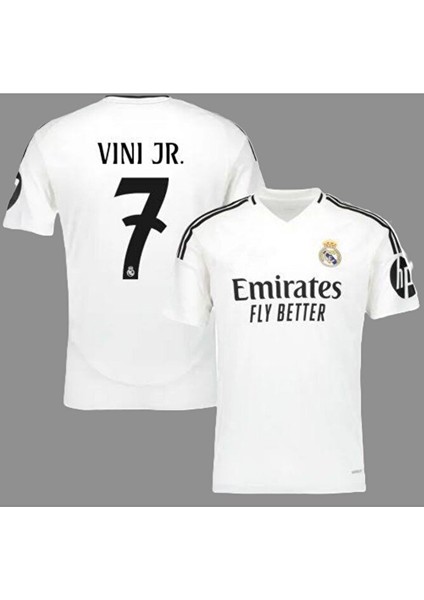 Vinicius Jr. 2024-25 Yeni Sezonu Real Madrid Yetişkin Iç Saha Forması