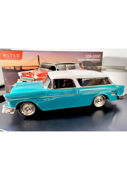 Chevrolet WS-1955BT Belair 1955 Model Bluetooth Hoparlör (2818)