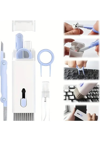 7&amp;apos;si 1 Arada Çok Fonksiyonlu Klavye Temizleme Fırçası (2818)