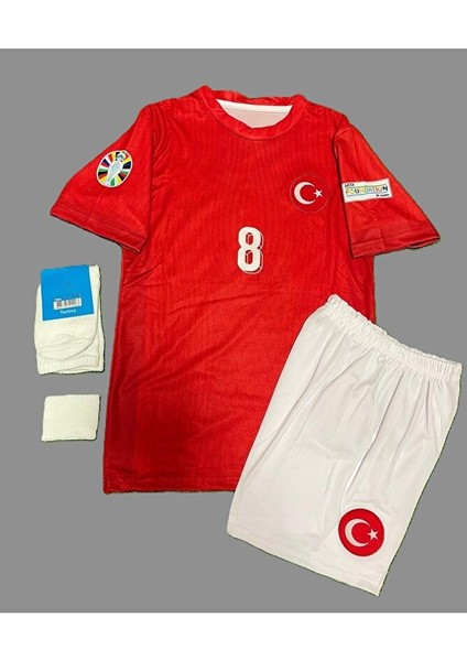 Arda Güler Türkiye Milli Takımı Euro 2024 Deplasman Taraftar Çocuk Forması 4'lü Set fiyatları