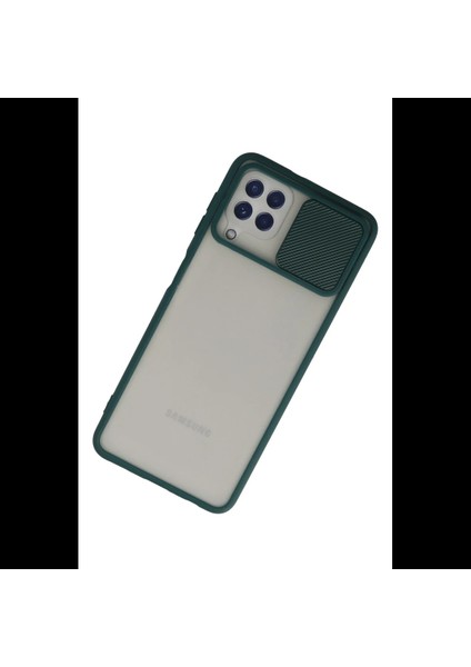 Samsung Galaxy A22 Kılıf Palm Buzlu Kamera Sürgülü Silikon modelleri